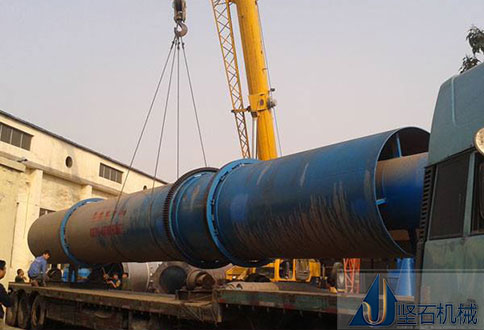 尾礦烘干機發往廣西柳州客戶現場